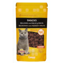 Compy Snacks Recheados com Frango e Malte