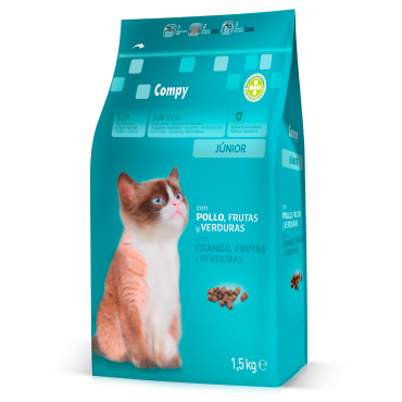 CompyGatitosJúniorPolloFrutasVerduras